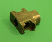 Brass throttle slider for inside handlebars (NOS Innocenti)  Lambretta C + LC + D + LD