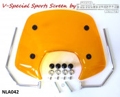 High quality Casa Performance Sports screen for Lambretta V-Special (Orange)