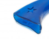 Biemme NOS traslucent blue handlebar grip covers - Vespa