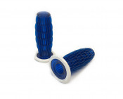Biemme NOS traslucent blue handlebar grips 22/22mm- Vespa