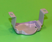 Metal support bracket for front shield badge Lambretta E F