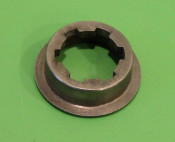 Top splined cap washer for front sprocket inner sleeve