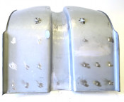 One piece very high quality metal legshield for Lambretta S2 models