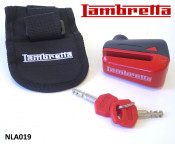 Rinforced steel front disc brake lock for New Lambretta V-Special 50 - 125 - 200