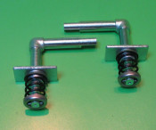 Pair of internal sidepanel handle mechanisms 