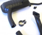 Complete 'Innocenti' exhaust for Lambretta LI S1 ('58 models)