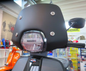 High quality Casa Performance Sports screen for Lambretta V-Special (Matt Black)