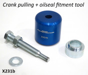 Special DOUBLE USE crankshaft puller + CasaCase oilseal fitting tool 
