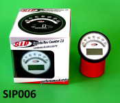 Multi function rev counter / speedo (WHITE face) per Lambretta S1 + S2