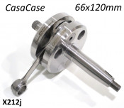 Race quality 66mm x 120mm crankshaft for CasaCase engine casing