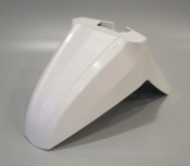  Complete 'Flex' moving type front mudguard in PEARL WHITE for Lambretta V-Special 50 - 125 - 200