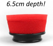 Marchald red 6.5cm high performance air filter for carbs with an EXTERNAL mouth of 46 - 62mm