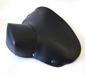 Black single seat cover Lambretta LI S1 + S2 + S3