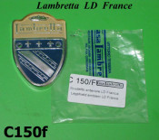 Front plastic legshield badge Lambretta LD France