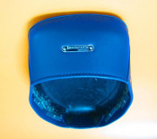 Blue single seat cover (only) for Lambretta J50 Deluxe