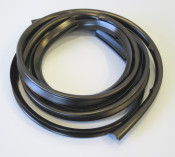 Pair of black sidepanel rubber beadings