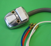Headlamp & horn dip switch (white buttons) for Lambretta TV + SX + Special