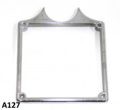 License plate shaped frame Lambretta C + LC+ D + LD + E + F