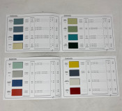 Pair of Lambretta paint colour catalogues (codes + colour chips) LD - TV / LI '62