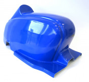 Fibreglass one-piece lightweight rear bodywork section for Lambretta
