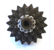 Special perfect-ratio gear cluster Lambretta for Lui 50 + J50 models