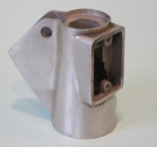 Light switch housing / handlebar throttle support for Lambretta J