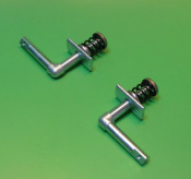 Pair of internal sidepanel handle mechanisms Lambretta  LI S1 + S2 + TV1 + TV2