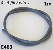 1 metre of grey wiring loom sleeving for 4 - 5 wires