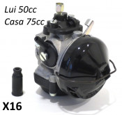 Dell'Orto SHA 15 / 15mm carb for Casa 75cc kit (Code X3)