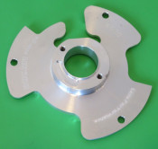 CNC manufactured stator plate base for Casatronic Ducati electronic ignitions