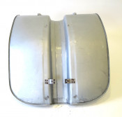 One piece very high quality metal legshield for Lambretta S2 models