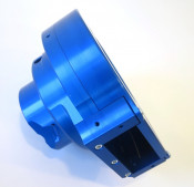 Complete CasaCooler blue CNC mag flange kit for original Lambretta engines