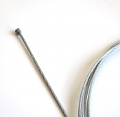 High quality multi-strand 'Super Light' EXTRA LONG throttle inner cable Lambretta + Vespa
