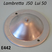 Aluminium flywheel dust cover for Lambretta Lui 50 + J50 models