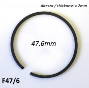 47.6mm (2.0mm thick) high quality original type piston ring