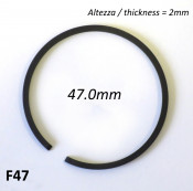 47.0mm (2.0mm thick) high quality original type piston ring