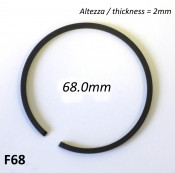 68.0mm (2.0mm thick) high quality original type piston ring