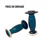 Original set of Biemme “Securit” grips size 24/24mm in translucent blue