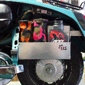 Under side panel toolbox Lambretta LI (serie 3), TV (serie 3), LIS, SX, DL, GP by Scooter The Fero