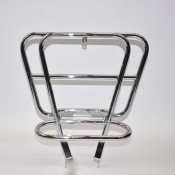 Rear rack and spare wheel holder chrome version for Lambretta Lui/Vega/Cometa