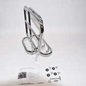 Rear rack and spare wheel holder chrome version for Lambretta Lui/Vega/Cometa