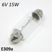 6V 15W torpedo festoon bulb for headlight, large size