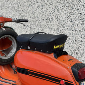 SIL Lambretta complete seat and catch.