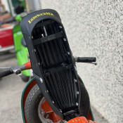 SIL Lambretta complete seat and catch.