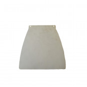 Original red and white checkered Metalplast mudflap NOS