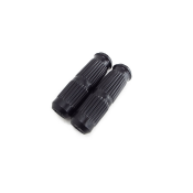Scootopia black handlebar grips Lambretta GP/DL + LUI + Serveta
