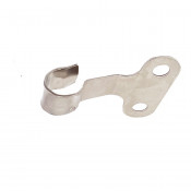 Gear and clutch adjuster block cable clamp, stainless steel, MB