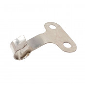 Gear and clutch adjuster block cable clamp, stainless steel, MB