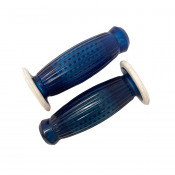 Original Biemme grips 22/22mm size and lever cover in traslucent red
