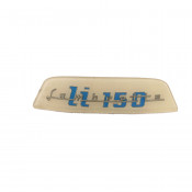 Original rear frame badge LI150 NOS